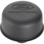 Ford Racing 302-221 Ford Mustang Logo Air Breather Cap: Black Crinkle Finish