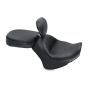 Mustang Motorcycle 79661 Mustang 11-17 Yamaha Stryker Standard Touring 2PC Seat w/Driver Backrest - Black