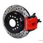 Wilwood 140-12049-DR Combination Parking Brake Rear Kit 12.19in Dia 0.81in Rotor Thickness - Red Drilled