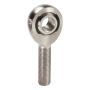 QA1 QA1EXML6 Rod End - 3/8in x  3/8in LH Teflon Male
