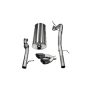 CORSA Performance 14882BLK Corsa 2011-2014 GMC Yukon 6.2L V8 3in Cat-Back Single Side w Twin 4in Black Pro-Series Tips