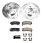 PowerStop K1566 Z23 Daily Driver Carbon-Fiber Ceramic Brake Pad and Drilled & Slotted Rotor Kit