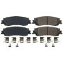 PowerStop 17-2439 PowerStop - Z17 Low-Dust Ceramic Brake Pads with Hardware