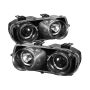 SPYDER 5008671 Projector Headlights - LED Halo - Black