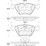 Stoptech 308.07250 Street Touring Brake Pads