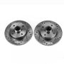 PowerStop EBR250XPR PowerStop Evolution Performance Drilled and Slotted Rotor Pair