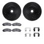 Dynamic Friction 8412-54030 Rotor Kit