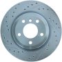 Stoptech 227.34080R Select Sport 07-13 BMW 335i Slotted & Drilled Vented Right Rear Brake Rotor