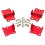 BMR Suspension MM461R Motor Mount Kit, Upper And Lower, Solid