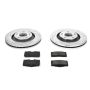 PowerStop K1222 Z23 Daily Driver Carbon-Fiber Ceramic Brake Pad and Drilled & Slotted Rotor Kit