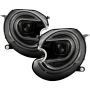 SPYDER 5088222 Projector Headlights - Version 2 - Switch Back DRL - Black
