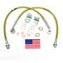 Superlift 91460 97-05 Jeep Wrangler TJ w/ 4-6in Lift Kit (Pair) Bullet Proof Brake Hoses