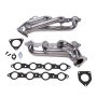BBK Performance Parts 40060 1999-2013 GM TRUCK/SUV 6.0L 1-3/4 SHORTY HEADERS (POLISHED SILVER CERAMIC)