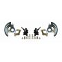 RIGHT STUFF DETAILING RSDAFXMD4 Disc Brake Conv. Minikit Factory Style 2in. Drop