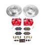 PowerStop KC8676 Z23 Daily Driver Carbon-Fiber Ceramic Pads Drilled & Slotted Rotor & Caliper Kit