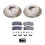 PowerStop SC1203 Semi-Coated Rotor and Low-Dust Ceramic Brake Pad Kit