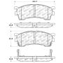 Stoptech 309.06370 Performance 93-97 Ford Probe / 93-97 Mazda MX-6/93-02 626 Front Brake Pads