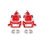 PowerStop S2976 Red Powder Coated Calipers
