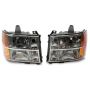 Raxiom S518298 07-14 GMC Sierra 1500/2500 HD/3500 HD Axial OEM Rep Headlights- Chrome Housing (Clear Lens)