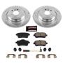 PowerStop K7440 Z23 Daily Driver Carbon-Fiber Ceramic Brake Pad and Drilled & Slotted Rotor Kit