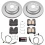 PowerStop CRK5840 Genuine Geomet Coated Rotor and Low-Dust Ceramic Brake Pad Kit