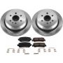 PowerStop KOE7127 OE Stock Replacement Low-Dust Ceramic Brake Pad and Rotor Kit