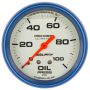 AUTOMETER ATM4221 2-5/8 Ultra-Nite Oil Press. Gauge 0-100psi