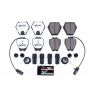 PowerStop Z26-839 PowerStop - Z26 Performance Carbon-Fiber Ceramic Brake Pads with Hardware Kit