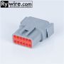 Rywire RY-ATM04-12P 12 Position Mating Connector for Switch Panel Plug (For RY-V3-Sub-Race & RY-K-Sub-Race-V3)