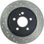 Stoptech 128.35112L Drilled Sport Brake Rotor