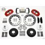 Wilwood 140-10219-DR Narrow Superlite 6R Front Hub Kit 12.88in Drilled Red 1968-1969 Mustang Disc Spindle