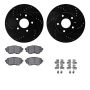 Dynamic Friction 8512-80048 Rotor Kit