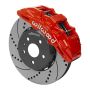 Wilwood 140-15438-DR SX6R Front Brake Kit 14in SRP Slotted/Drilled Red 16-19 Chevy Camaro SS