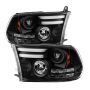 SPYDER 5081001 Projector Headlights - Light Bar DRL - Black