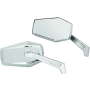 Kuryakyn 5918 Hex Mirrors Chrome