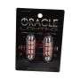 Oracle Lighting 5207-003 44mm 6 LED 3-Chip Festoon Bulbs, Red, Pair
