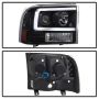 SPYDER 5084491 1PC Light Bar Projector Headlights - Black