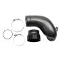 Wehrli WCF100412-GRY 06-10 Chevrolet 6.6L LBZ/LMM Duramax 3.5in Intake Horn - WCFab Grey