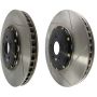 Stoptech 81.658.9911 09-11 Nissan GT-R Front Slotted Bare Iron 380x34mm Aero-Rotor Kit Pair