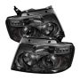 SPYDER 5010223 Projector Headlights - Version 2 - LED Halo - Smoke
