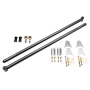 Wehrli WCF100855-BR 99-10 Ford / 94-22 RAM Univ ECLB/CCLB 68in. Traction Bar Kit - Bengal Red
