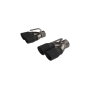 QTP 430115TB 2015-2023 Dodge Challenger 6.2/6.4L  Black Quad Tip Adapter