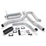 Banks Power 47513-B 01-03 Ford 7.3L w/Cat Conv Git-Kit - SS Single Exhaust w/ Black Tip