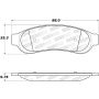 Stoptech 308.10670 Street Brake Pads