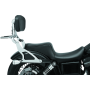 Kuryakyn 7095 Fixed Mounts Multi-Purpose Driver & Passenger Backrest 06-17 Dyna Models Chrome