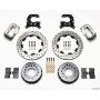 Wilwood 140-2113-DP Forged Dynalite P/S Rear Kit Drilled Polished Small Ford 2.66in Offset