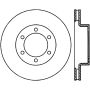 StopTech Front Right Cryo Slotted Sport Brake Rotor 03-09 Toyota 4Runner