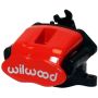 Wilwood 120-10111-RD Caliper-Combination Parking Brake-R/H-Red 41mm piston 1.00in Disc