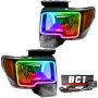 Oracle Lighting 7187-335 2009-2014 Ford F-150 Pre-Assembled LED Halo Headlights - (Chrome Housing)