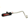 Big Gun 10-20503-BK 04-08 Yamaha RAPTOR 50 Evo M Series Black Out Full System Exhaust